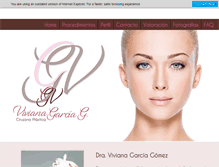 Tablet Screenshot of dravivianagarcia.com